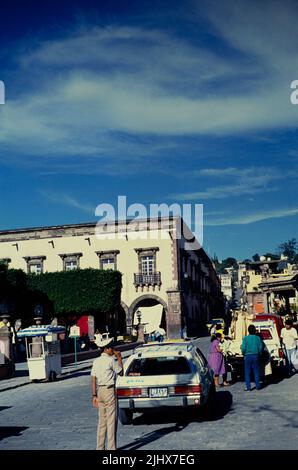 San Miguel de Allende, Mexiko, Foto von 1990 Stockfoto