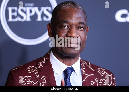 Hollywood, Usa. 20.. Juli 2022. HOLLYWOOD, LOS ANGELES, KALIFORNIEN, USA - 20. JULI: Der kongolesisch-amerikanische ehemalige Profi-Basketballspieler Dykembe Mutombo kommt zu den ESPY Awards 2022, die am 20. Juli 2022 im Dolby Theater in Hollywood, Los Angeles, Kalifornien, USA, abgehalten wurden. (Foto von Xavier Collin/Image Press Agency) Quelle: Image Press Agency/Alamy Live News Stockfoto