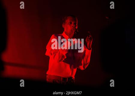 Stromae in concert all' Ippodromo Snai di San Siro, Mailand. Stockfoto