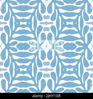 Spanisches Muster. Nahtlose talavera Keramik. Vintage italienischen Hintergrund. Stockfoto