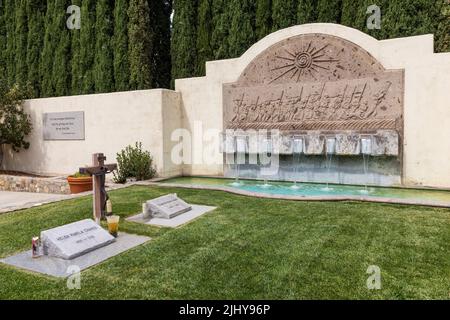 Grabstätten, Cesar E. Chávez Nationaldenkmal, Kalifornien Stockfoto