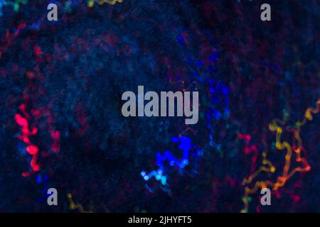 Abstrakter Hintergrund von bunten Wellen in Bewegung Stockfoto