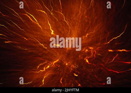 Abstrakter Hintergrund von bunten Kurbelwellen in Bewegung Stockfoto