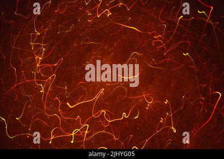 Abstrakter Hintergrund von bunten Kurbelwellen in Bewegung Stockfoto