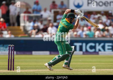 Südafrikas Aiden Markram während des Royal London One Day Series-Spiels zwischen England und Südafrika am Dienstag, dem 19.. Juli 2022, im Seat Unique Riverside, Chester le Street. (Kredit: Mark Fletcher | MI News) Kredit: MI Nachrichten & Sport /Alamy Live News Stockfoto