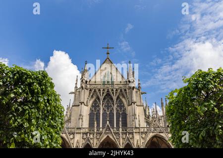 Baselique Saint-Urbain in der mittelalterlichen Altstadt in der Region Troyes Grand Est im Nordosten Frankreichs Stockfoto