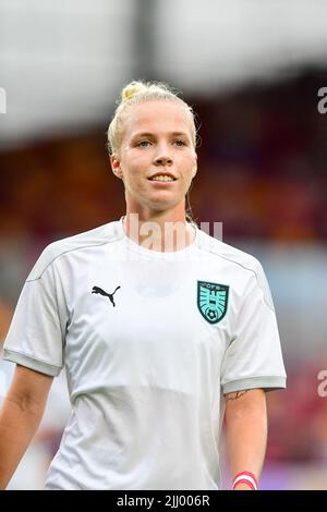 Brentford, Großbritannien. 21.. Juli, 2022. A4 während des UEFA Womens Euro 2022 Fußballspiels zwischen Deutschland und Österreich im Brentford Community Stadium in Brentford, England. (Foto: Kevin Hodgson/Sports Press Photo/C - EINE STUNDE DEADLINE - FTP NUR AKTIVIEREN, WENN BILDER WENIGER ALS EINE STUNDE ALT sind - Alamy) Quelle: SPP Sport Press Photo. /Alamy Live News Stockfoto