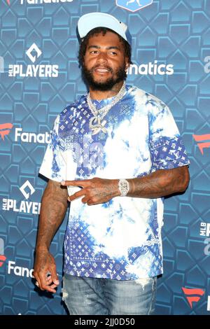 18. Juli 2022, Los Angeles, CA, USA: LOS ANGELES - 18. JULI: DeSean Jackson bei der MLBPA x Fanatiker ''Players Party'' im City Market Social House am 18. Juli 2022 in Los Angeles, CA (Bildnachweis: © Kay Blake/ZUMA Press Wire) Stockfoto