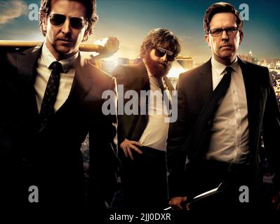 COOPER, GALIFIANAKIS, HELMS, DER KATER TEIL III, 2013 Stockfoto