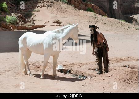 JOHNNY DEPP, der Lone Ranger, 2013 Stockfoto