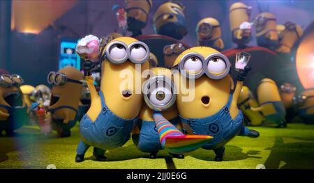 MINONS, DESPICABLE ME2, 2013 Stockfoto