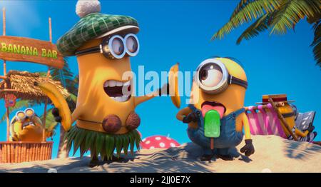 MINONS, DESPICABLE ME2, 2013 Stockfoto