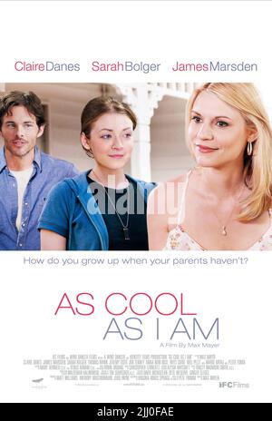 JAMES MARSDEN, Sarah Bolger, Claire Danes, Plakat, SO COOL WIE ICH BIN, 2013 Stockfoto