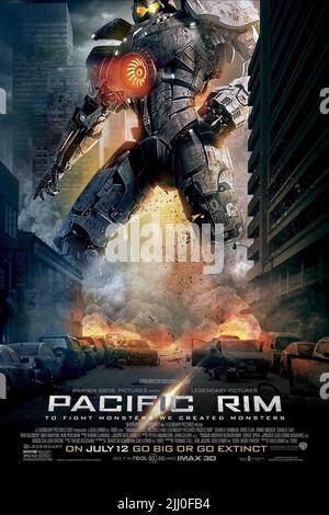 GIPSY DANGER JAEGER POSTER, PACIFIC RIM, 2013 Stockfoto