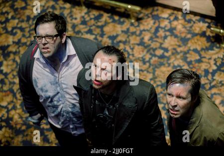 FROST,PEGG,CONSIDINE, THE WORLD'S END, 2013 Stockfoto