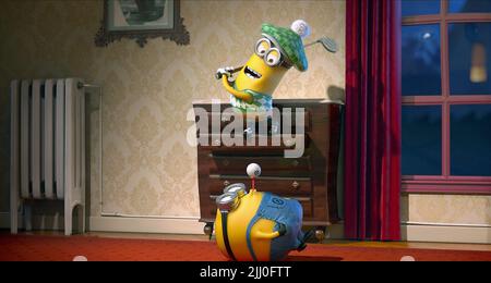 MINONS, DESPICABLE ME2, 2013 Stockfoto