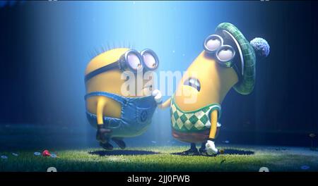 MINONS, DESPICABLE ME2, 2013 Stockfoto