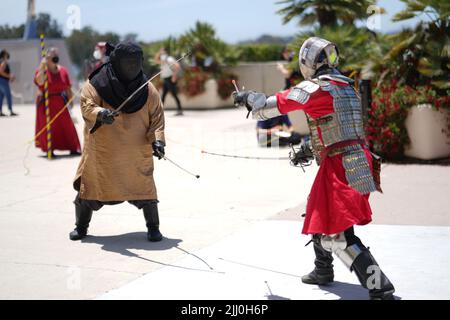 San Diego, Ca. 21.. Juli 2022. Atmosphäre auf der Comic-Con International 2022: San Diego am 21. Juli 2022 in San Diego, Kalifornien. Quelle: Tony Forte/Media Punch/Alamy Live News Stockfoto