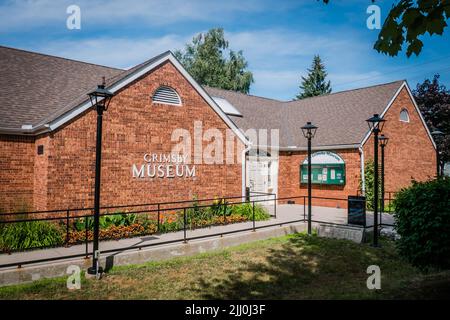 das grimsby Museum ist ein kleines Museum in der Stadt grimsby, ontario, kanada Stockfoto