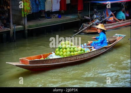 Damnoen Saduak Floating Market Stockfoto