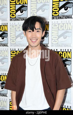 Andre DAE Kim kommt am 21,2022. Juli bei der Fotozelle von Pfau für die „Vampire Academy“ im Hilton Bayfront am San Diego International Comic-Con Day 1 an. Stockfoto