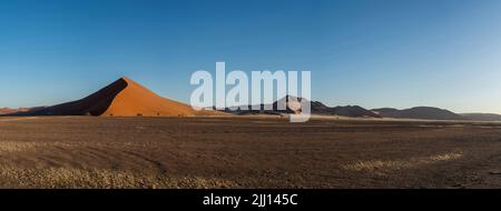 Namib-Wüste in Sossusvlei. Stockfoto