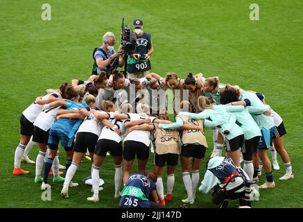 London, England, 21.. Juli 2022. Deutschland wackelt während des Spiels der UEFA Women's European Championship 2022 im Brentford Community Stadium, London. Bildnachweis sollte lauten: David Klein / Sportimage Stockfoto