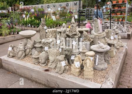 Nailsworth Garden Center, Gloucestershire, Großbritannien Stockfoto