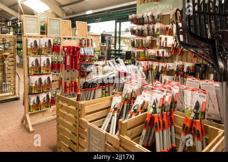 Nailsworth Garden Center, Gloucestershire, Großbritannien Stockfoto