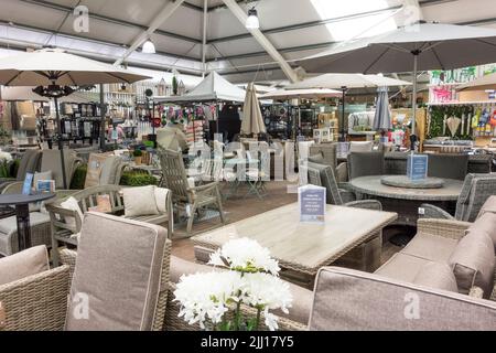 Nailsworth Garden Center, Gloucestershire, Großbritannien Stockfoto