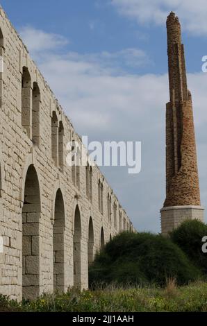 La Fornace Penna Fliesen Fabrik Ruinen Sizilien Italien Roman Stockfoto