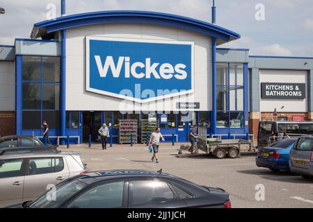 Border Retail Park, Wrexham Stockfoto