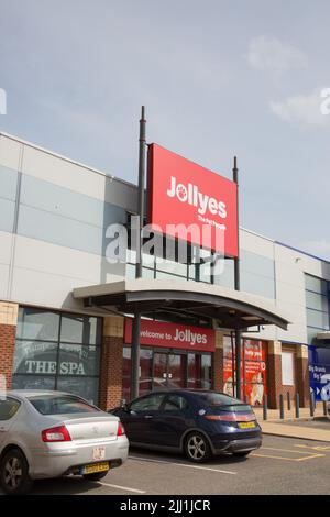 Border Retail Park, Wrexham Stockfoto