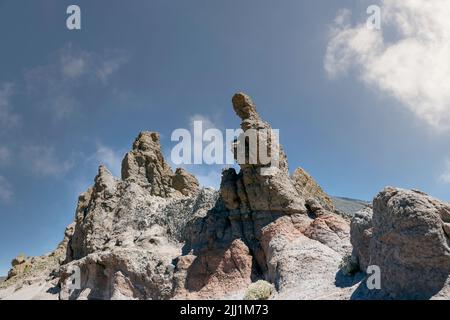 Felsformation Roques de García, Teneriffa Stockfoto