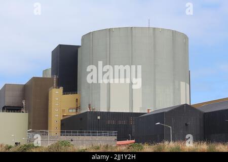 Kernkraftwerk Wylfa in Anglesey im Jahr 2022. Stockfoto