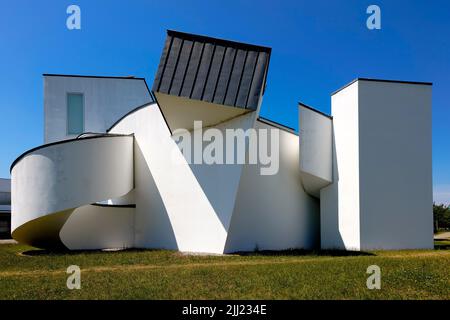 Vitra Design Museum Vitra Park, Architekten Frank O. Gehry, Weil am Rhein, Deutschland. Stockfoto