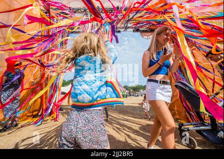 Henham Park, Suffolk, Großbritannien. 22.. Juli 2022. Das Latitude Festival 2022, Henham Park. Suffolk. Kredit: Guy Bell/Alamy Live Nachrichten Stockfoto