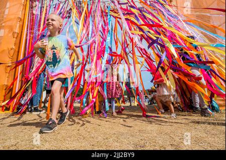 Henham Park, Suffolk, Großbritannien. 22.. Juli 2022. Das Latitude Festival 2022, Henham Park. Suffolk. Kredit: Guy Bell/Alamy Live Nachrichten Stockfoto