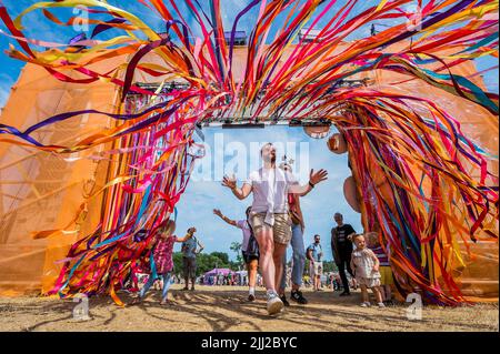 Henham Park, Suffolk, Großbritannien. 22.. Juli 2022. Das Latitude Festival 2022, Henham Park. Suffolk. Kredit: Guy Bell/Alamy Live Nachrichten Stockfoto