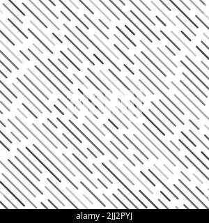 Der Hintergrund ist grau und weiß. Die grauen Streifen sind diagonal. Monochromer geometrischer Hintergrund. Stockfoto