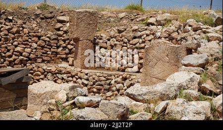 Gobekli Tepe die Zeit Null der Menschheit. Sanliurfa Türkei Stockfoto