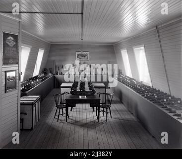 Neuer Skofabriks ab Örnen, Innenraum aus dem Testraum. Stockfoto