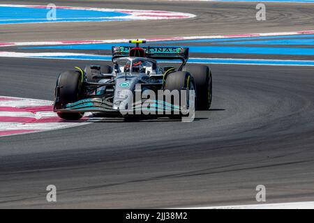 Le Castellet, Frankreich, 22.. Juli 2022, Nyck de Vries beim Training, Runde 12 der Formel-1-Meisterschaft 2022. Kredit: Michael Potts/Alamy Live Nachrichten Stockfoto