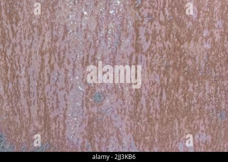 Rostig verwittert veraltet alten Eisen Textur Grunge Metall Hintergrund Stahl braun. Stockfoto