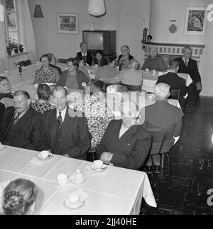 Altersheim in Fellingsbro. 16. Juni 1959. Stockfoto