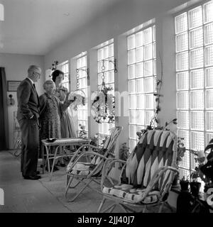 Altersheim in Fellingsbro. 16. Juni 1959. Stockfoto