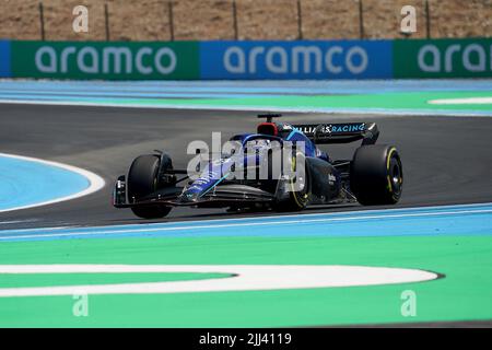 Le Castellet, Frankreich. 22.. Juli 2022. 22.07.2022, Circuit Paul Ricard, Le Castellet, FORMULA 1 LENOVO GRAND PRIX DE FRANCE 2021, im Bild Alexander Albon (GBR), Williams Racing Credit: Independent Photo Agency Srl/Alamy Live News Stockfoto