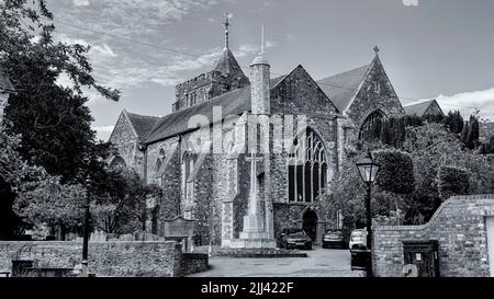 Die Pfarrkirche der Heiligen Jungfrau Maria, Rye, Ost-Sussex Stockfoto