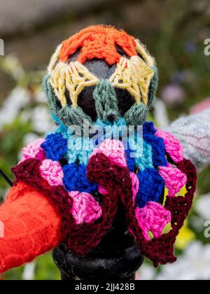 Yarn Bombing - St Ives, Cambs Stockfoto