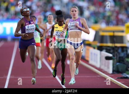 Am achten Tag der Leichtathletik-Weltmeisterschaften im Hayward Field, University of Oregon in den Vereinigten Staaten von Amerika. Bilddatum: Samstag, 23. Juli 2022. Stockfoto